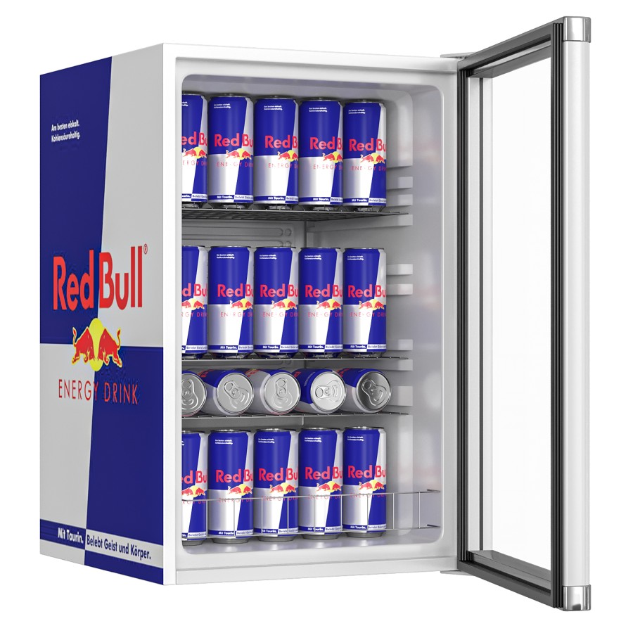 An application scenario or product detail of red bull energy drink mini fridge - Image 15