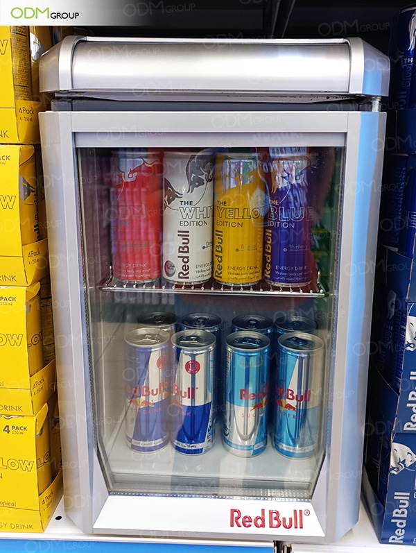 An application scenario or product detail of red bull energy drink mini fridge - Image 17