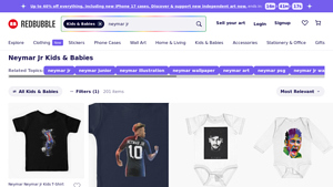 Redbubble - Neymar Jr Kids & Babies Clothes