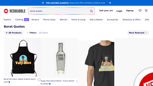 Borat - Quotes Merch & Gifts