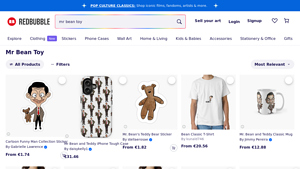 Redbubble - Mr Bean Toy Merch & Gifts