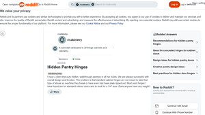 Hidden Pantry Hinges - Durable Solutions