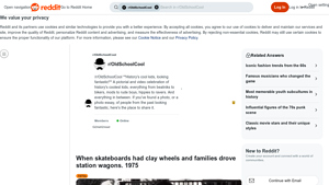 Reddit - Skateboards with Clay Wheels