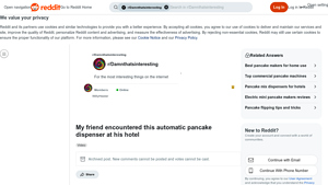 Reddit - Automatic Pancake Dispenser