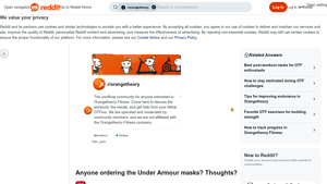 Under Armour - Workout Masks