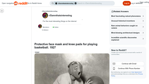 Reddit - Protective Face Mask & Knee Pads