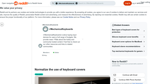 Reddit - Mechanical Keyboard Care