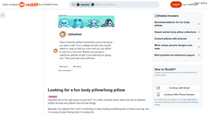 Reddit - Fun Body Pillow