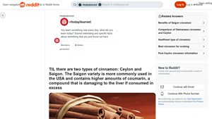 Cinnamon - Ceylon vs Saigon