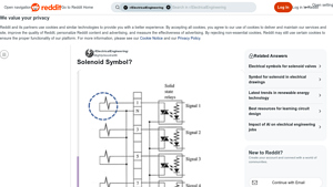 Reddit - Solenoid Symbol in Electrical Schematics