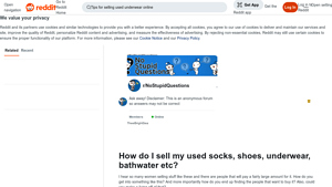 Reddit - Unique Used Items