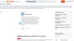 Reddit - MC vs C Channels Explained