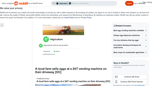 Reddit - 24/7 Egg Vending Machine