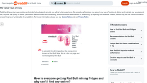 Red Bull - Mining Fridges