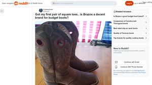 Brazos - Square Toe Boots