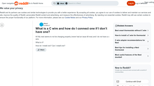 Reddit - C Wire Essentials