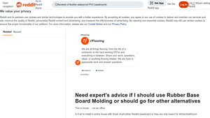 Reddit - Rubber Base Board Molding