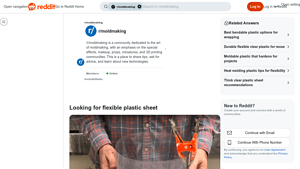 Reddit - Flexible Plastic Sheets