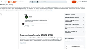 TidRadio - DMR TD-DP738 Programming Software