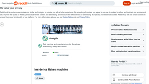 Reddit - Flake Ice Solutions