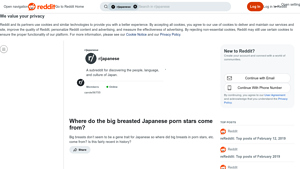 Reddit - Origins of Japanese Adult Stars
