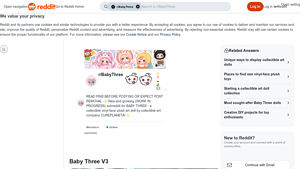 Reddit - Baby Three V3 Collectible Toy