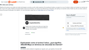 Reddit - Internet Speed Explained