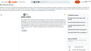 Reddit - Basic Pellet Maker
