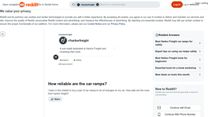 Harbor Freight - Car Ramps