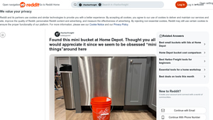 Home Depot - Mini Bucket