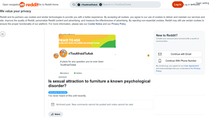 Reddit - Objectophilia Insights