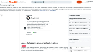 Dental Pod - Ultrasonic Cleaner for Teeth Retainers