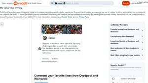 Reddit - Wolverine Quotes