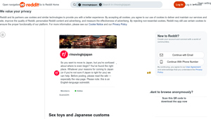 Reddit - Japan's Open Attitude Towards Sex Toys