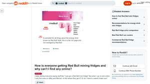 Red Bull - Mining Fridges