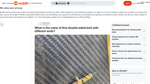 Reddit - Hanger Bolt