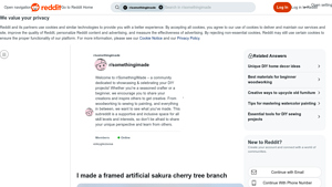 Reddit - Framed Artificial Sakura Cherry Tree Branch