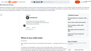 Coffee Trailer Solutions - Affordable Options