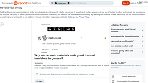 Reddit - Understanding Ceramic Thermal Insulation