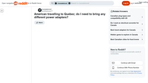Reddit - Travel Tips