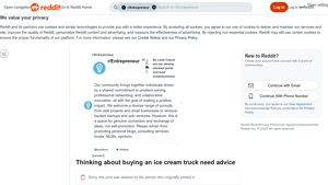 Reddit - Ice Cream Truck Trailer Insights