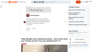 Reddit - Versatile Cleaning Brushes