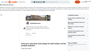 Reddit - US Wall Sockets Discussion