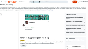 Plastic Gears - Robotics Essentials