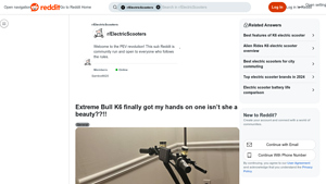 Extreme Bull K6 - Fast Electric Scooter