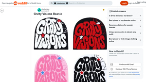 Grvity Visions Beanie - Authenticity Concerns