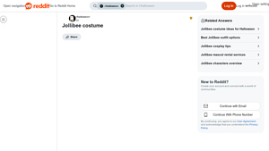 Reddit - Jollibee Costume
