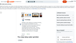 Crazy Daisy - Water Sprinkler