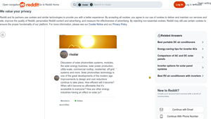 Reddit - Solar-Powered DC Air Conditioners