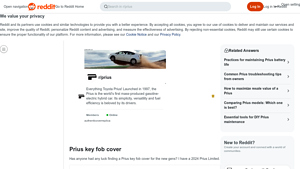 INFIPAR - Prius Key Fob Cover